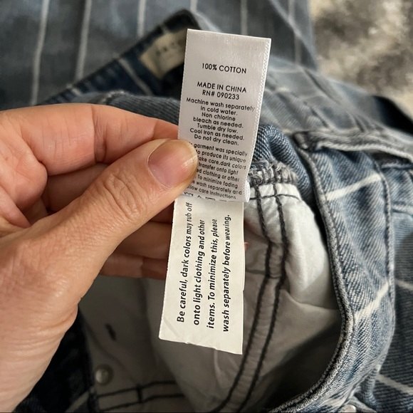 PacSun Window Pane Mom Jeans 25 - Picture 8 of 11